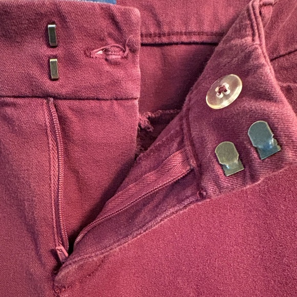 Old Navy Pixie Mid Rise Ankle Pants Purple Fuchsia - Picture 7 of 8